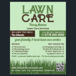 Lawn Care Logo, Lawn Care Services Flyer<br><div class="desc">Lawn Care Logo,  Lawn Care Services Advertising Flyer by The Business Card Store.</div>
