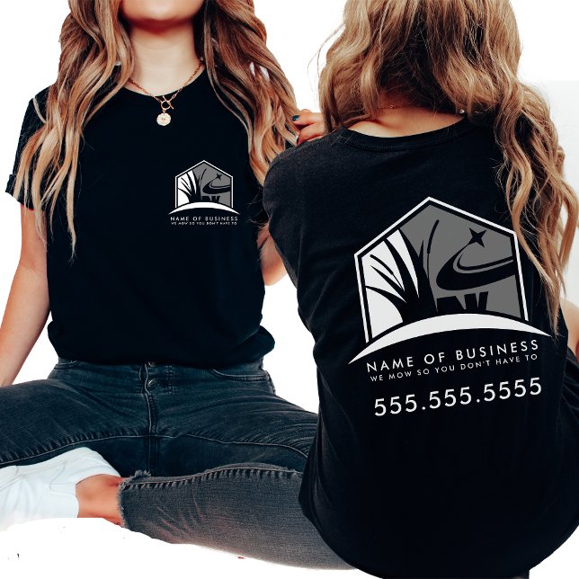 Lawn Care Logo Professional Landscaping Business T-Shirt (Creator Uploaded)