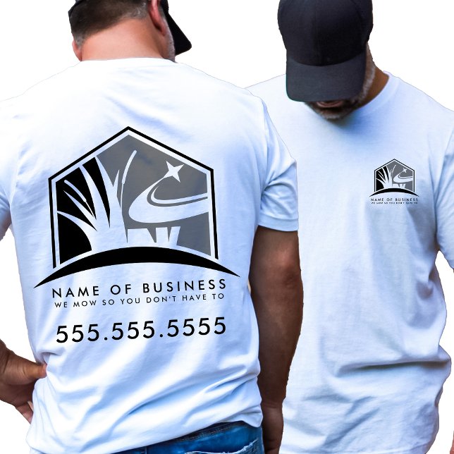 Lawn Care Logo Professional Landscaping Business T-Shirt (Creator Uploaded)