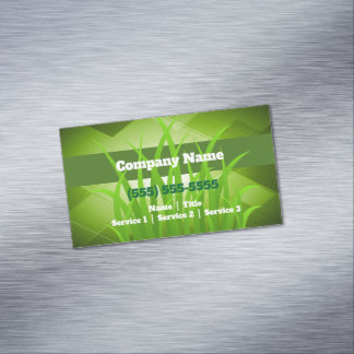 Lawn Care Magnetic Business Card