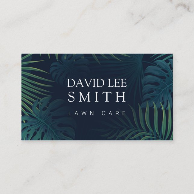 Lawn care or Landscaping Business Card (Front)