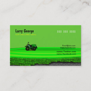 Lawn care Service Business Card