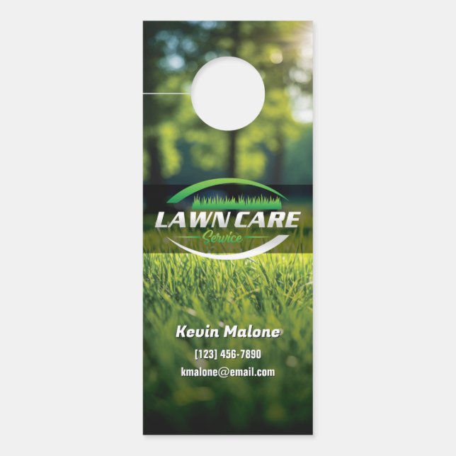 Lawn Care Service Door Hanger (Front)