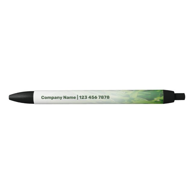 Lawn Care Service Promotional Black Ink Pen (Front)