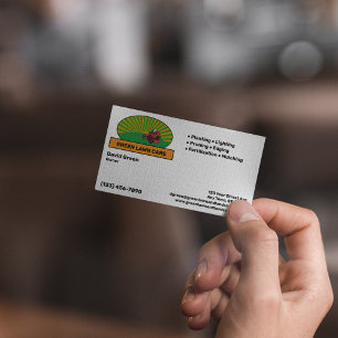 Lawn Care Services Business Card
