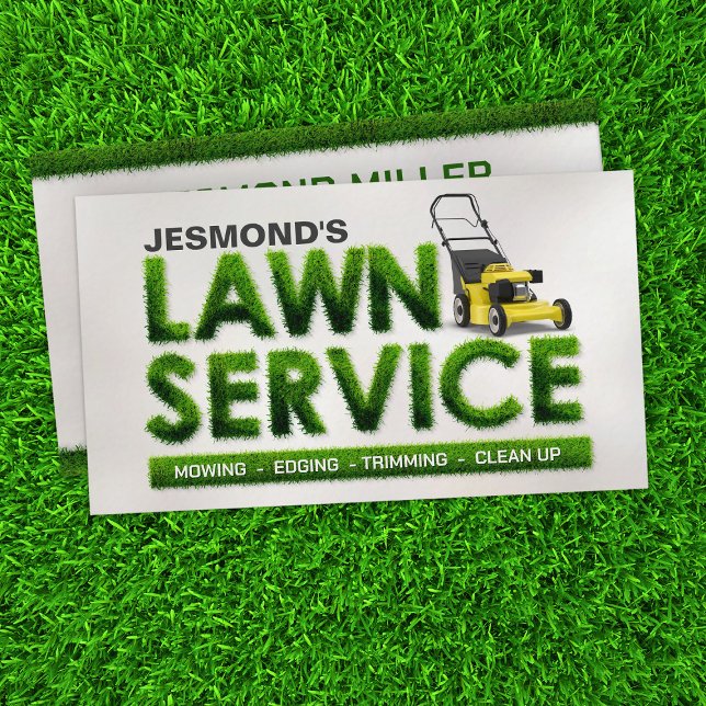 Lawn Care Services -  Landscaping  Business Card (Creator Uploaded)