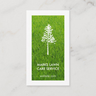 Lawn Care   Tree Service Business Card
