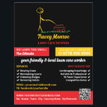 Lawn Care Worker, Lawn Care Services Flyer<br><div class="desc">Lawn Care Worker,  Lawn Care Services Advertising Flyer by The Business Card Store.</div>