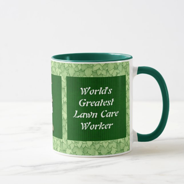 Lawn Care Worker mug (Right)