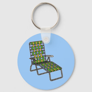 Lawn Chair Chaise Lounge Key Ring