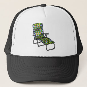 Lawn Chair Chaise Lounge Trucker Hat
