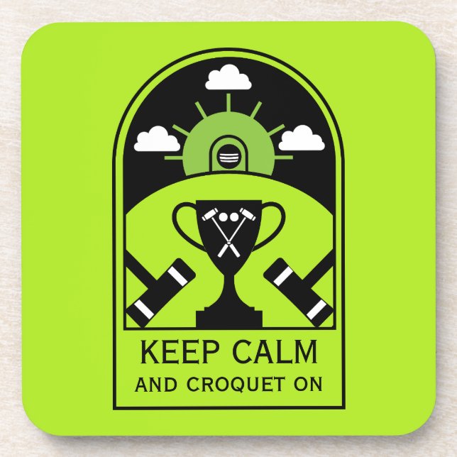 Lawn Croquet Coaster (Front)