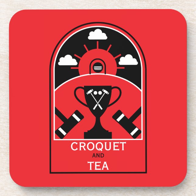 Lawn Croquet Coaster (Front)