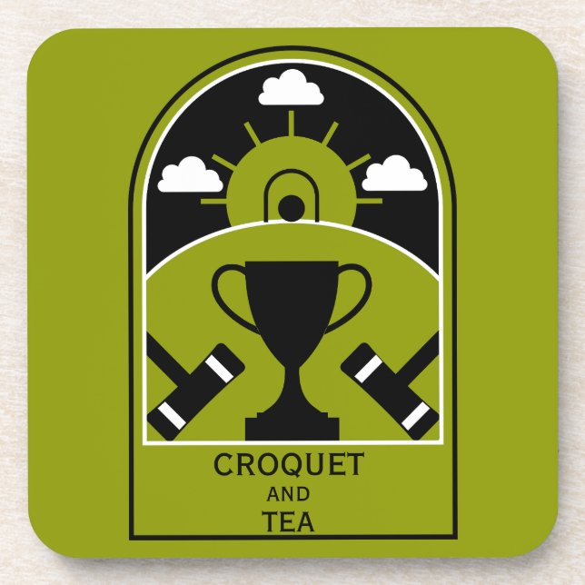 Lawn Croquet Coaster (Front)