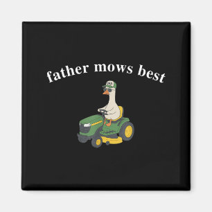 Lawn Dad Funny Goose Fathers Day Papa Magnet