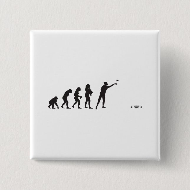 Lawn Darts 15 Cm Square Badge (Front)