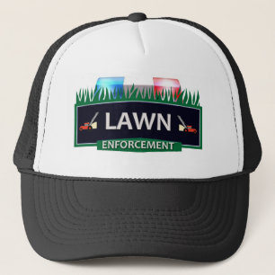 LAWN ENFORCEMENT TRUCKER HAT