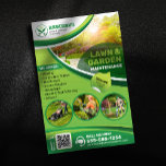 Lawn & Garden Maintenance Trimming Landscaping Mow Flyer<br><div class="desc">Promote your lawn and garden services with this eye-catching and customisable flyer template! This template features a modern design with lush green accents, perfect for showcasing your expertise in lawn care, landscaping, and garden maintenance. Features: Easy customisation: Simply add your company information, logo, and services to create a unique flyer....</div>