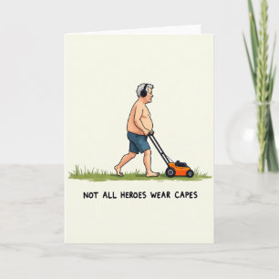 Lawn Hero Fathers Day Card