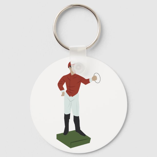 Lawn Jockey Key Ring (Front)