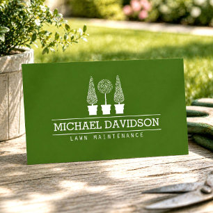 Lawn Maintenance Business Card