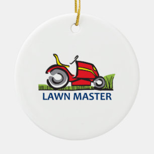 LAWN MAINTENANCE CERAMIC TREE DECORATION