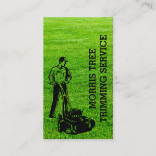 Lawn Maintenance   Landscaping   Grass Business Card