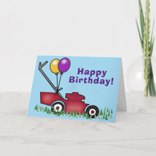 Lawn Mower Birthday Card