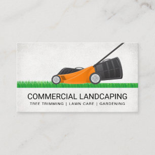 Lawn Mower   Grass Cut Business Card