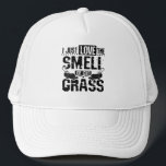 Lawn Mower Grass Trucker Hat<br><div class="desc">Lawn mower design for anyone who likes to take care of the garden in the garden and mowing with his ride-on mower</div>