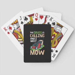 Lawn Mower Lawn Care Playing Cards