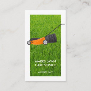 Lawn Mower   Lawn Care   Tree Service Business Card
