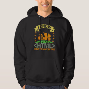 Lawn Mower  Lawn Garden    Lawn Mowing Hoodie