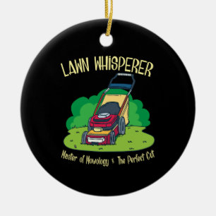 Lawn Mower - Lawn Whisperer Ceramic Tree Decoration