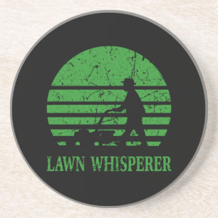 Lawn Mower Lawn Whisperer Gardener Gift Coaster
