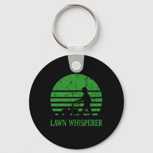 Lawn Mower Lawn Whisperer Gardener Gift Key Ring