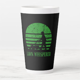 Lawn Mower Lawn Whisperer Gardener Gift Latte Mug
