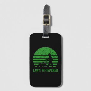 Lawn Mower Lawn Whisperer Gardener Gift Luggage Tag