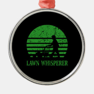 Lawn Mower Lawn Whisperer Gardener Gift Metal Tree Decoration