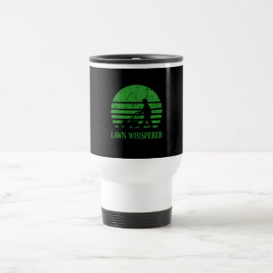 Lawn Mower Lawn Whisperer Gardener Gift Travel Mug