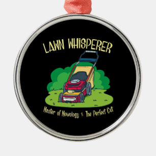 Lawn Mower - Lawn Whisperer Metal Tree Decoration