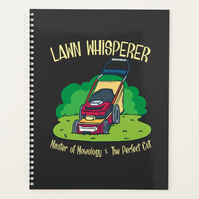 Lawn Mower - Lawn Whisperer Planner (Front)