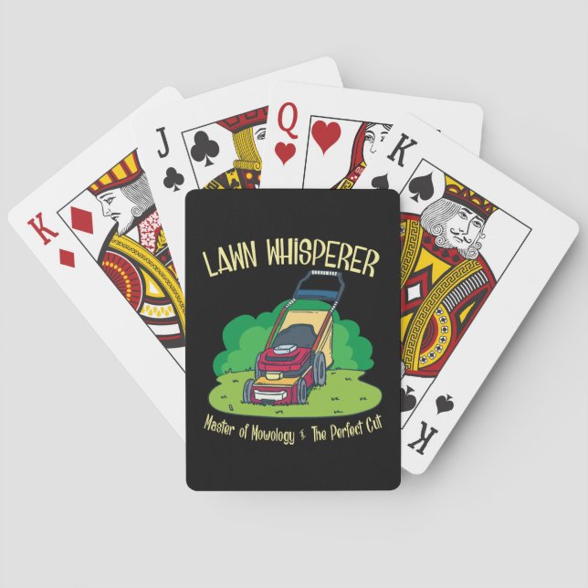 Lawn Mower - Lawn Whisperer Playing Cards (Back)