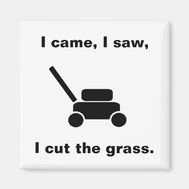 Lawn Mower Magnet (Front)