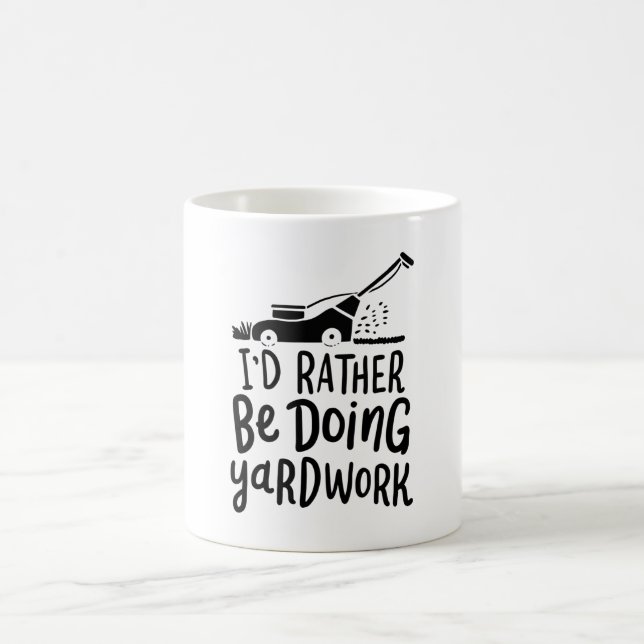 Lawn Mower Mug (Center)