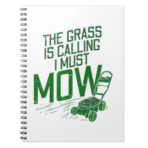 Lawn Mower Notebook