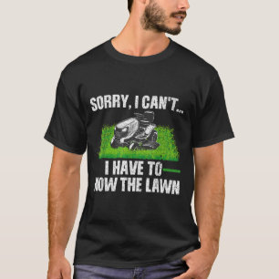Lawn Mower Novelty For Men Women Kids Landscaper L T-Shirt