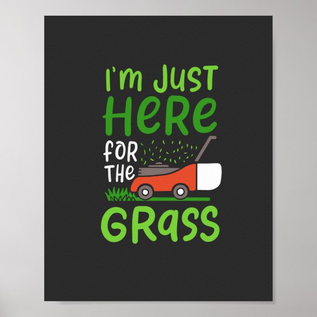 Lawn Mower Poster (Front)