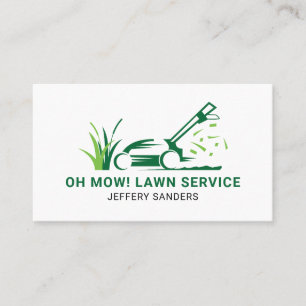 Lawn Mowing Business Card