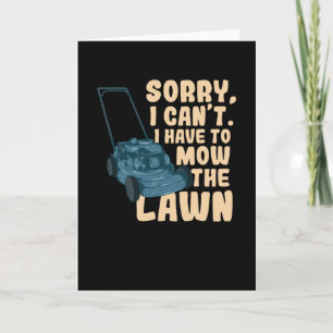 Lawn Mowing Card